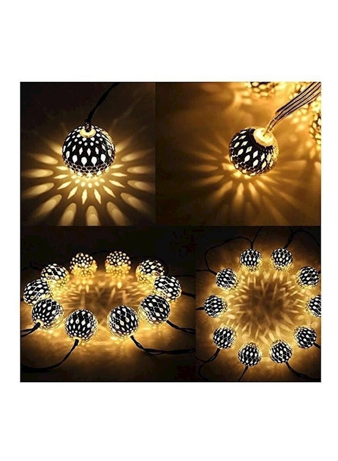 20-LED Globe String Light Multicolour 13.5feet - Image 5