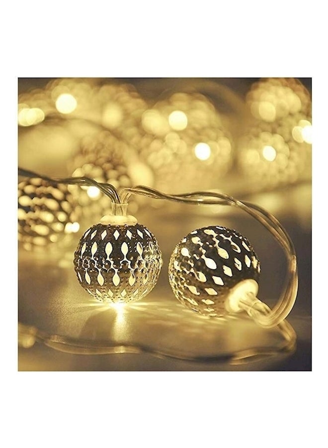 20-LED Globe String Light Multicolour 13.5feet - Image 1