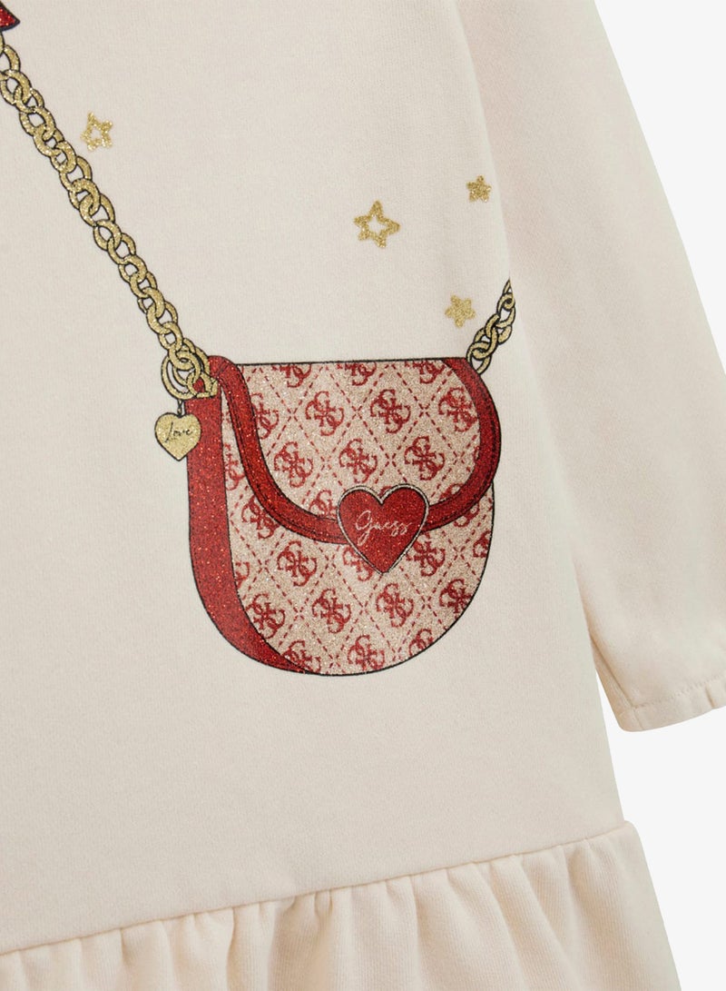 Guess Mini Girl Long Sleeves Dress - Image 3