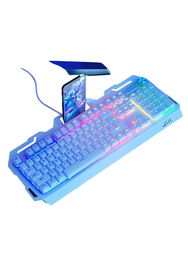 KUYING New Wired Illuminated Mechanical Tactile Keyboard 