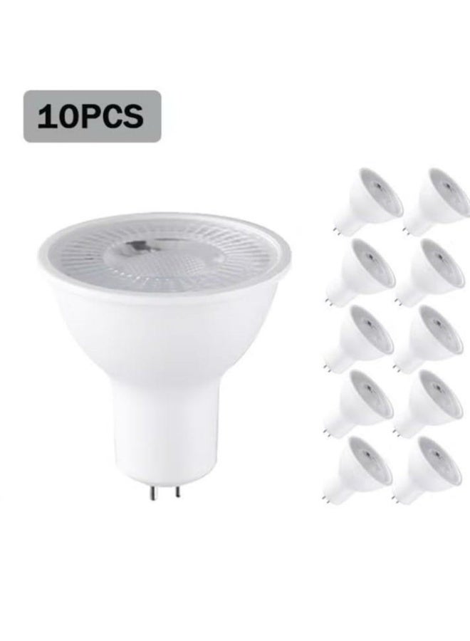Set of 10 LED Spot Lights – Energy-Saving Indoor Lighting – Light Color Options (Cool White or Warm White) – Long Lifespan – Eye-Friendly Illumination - Image 1