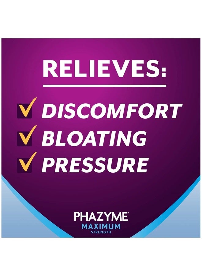 Phazyme Maximum Strength Gas and Bloating Relief, 250 mg Simethicone, 12 Fast Gels - Image 4
