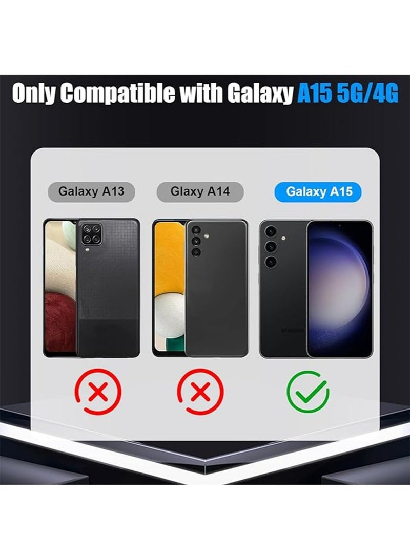 TEAM LUXURY Samsung Galaxy A15 5G/4G Clear Cover Case soft TPU Transparent Silicone Rubber Back Protective Case shock Absorbent Reinforced Corner for Samsung Galaxy A15 5G Clear - Image 2