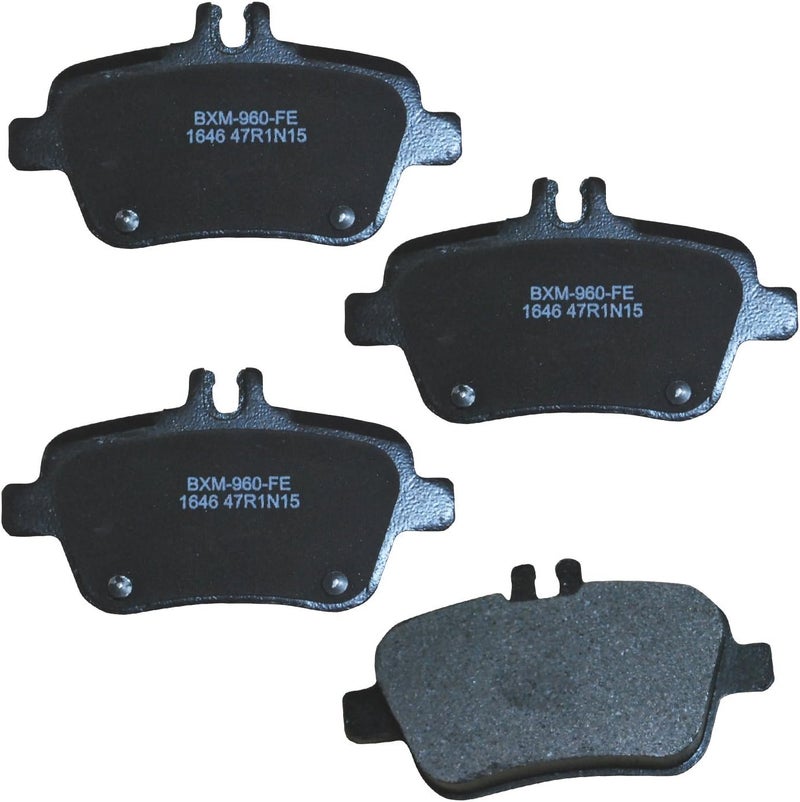 Bendix Premium SBM1646 Rear Brake Pads for QX30,Benz A180,A200,A250,B180,B250,B250e,B Electric Drive,CLA180,CLA200,CLA250,E300,GLA180,GLA200,GLA250,SLC180,SLC200,SLC300,SLK200,SLK250,SLK300,SLK350 - Image 1