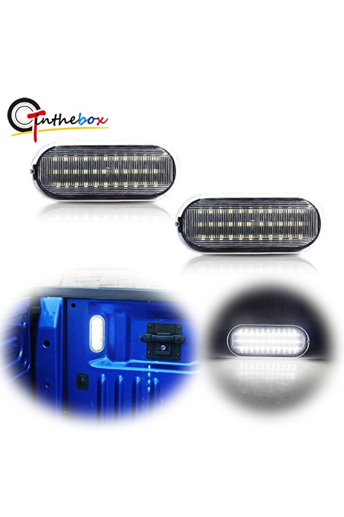 rayihni 2pcs Car Xenon White LED Truck Bed Lights For 2015-up Ford F150, For 2017-up Ford Raptor F250 F35... - Image 1