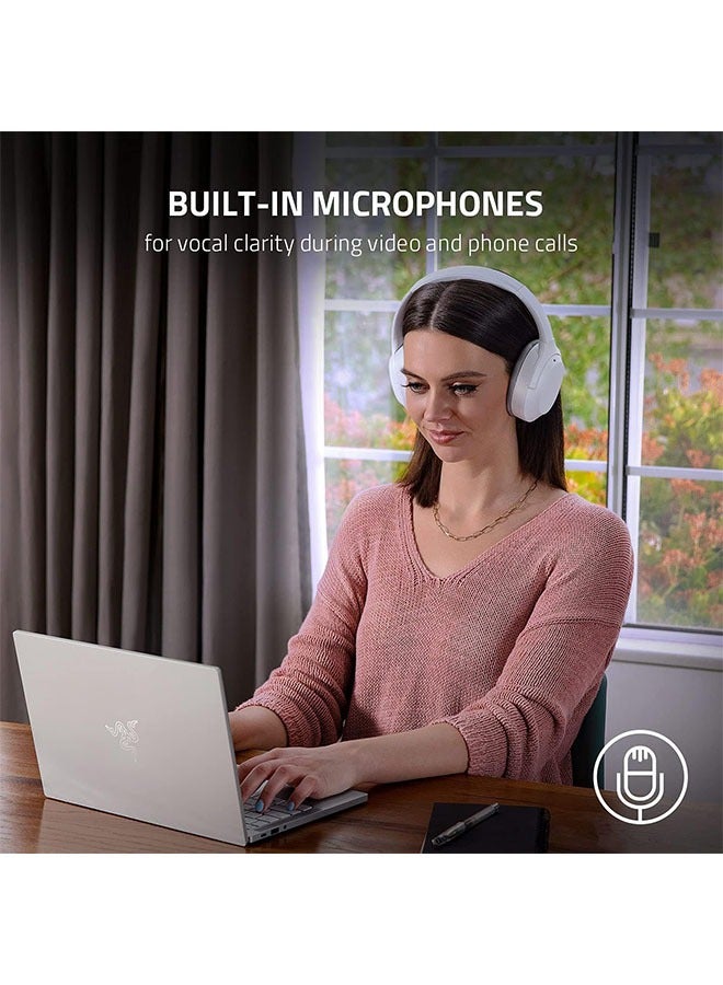 Wireless Low latency headphones - Active Noise Cancellation (ANC), Bluetooth 5.0-60 ms low latency, custom tuned 40mm driver, built-in microphone