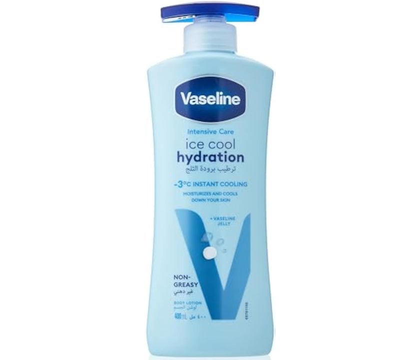 فازلين لوشن فازلين للعناية المركزة بالجسم، ترطيب منعش، يرطب وينعش البشرة، 400 مل - Image 1