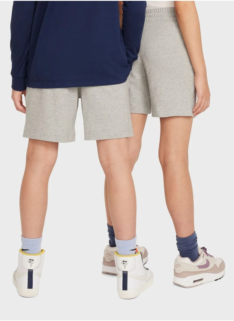 Nike Youth 6In Nsw Club Knitted Shorts