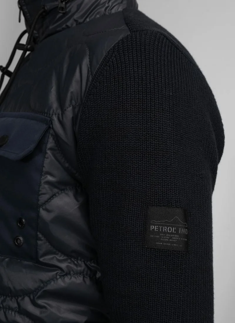 بترول اندستريز كارديجان رجالي بياقة محبوكة