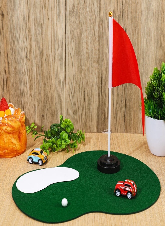 Tinideya 4 Set Golf Centerpieces Table Decorations Golf Party Supplies Including Ball Sand Trap Red Flag Plastic Flag Stand for Sport Themed Birthday Party Decor - Image 4