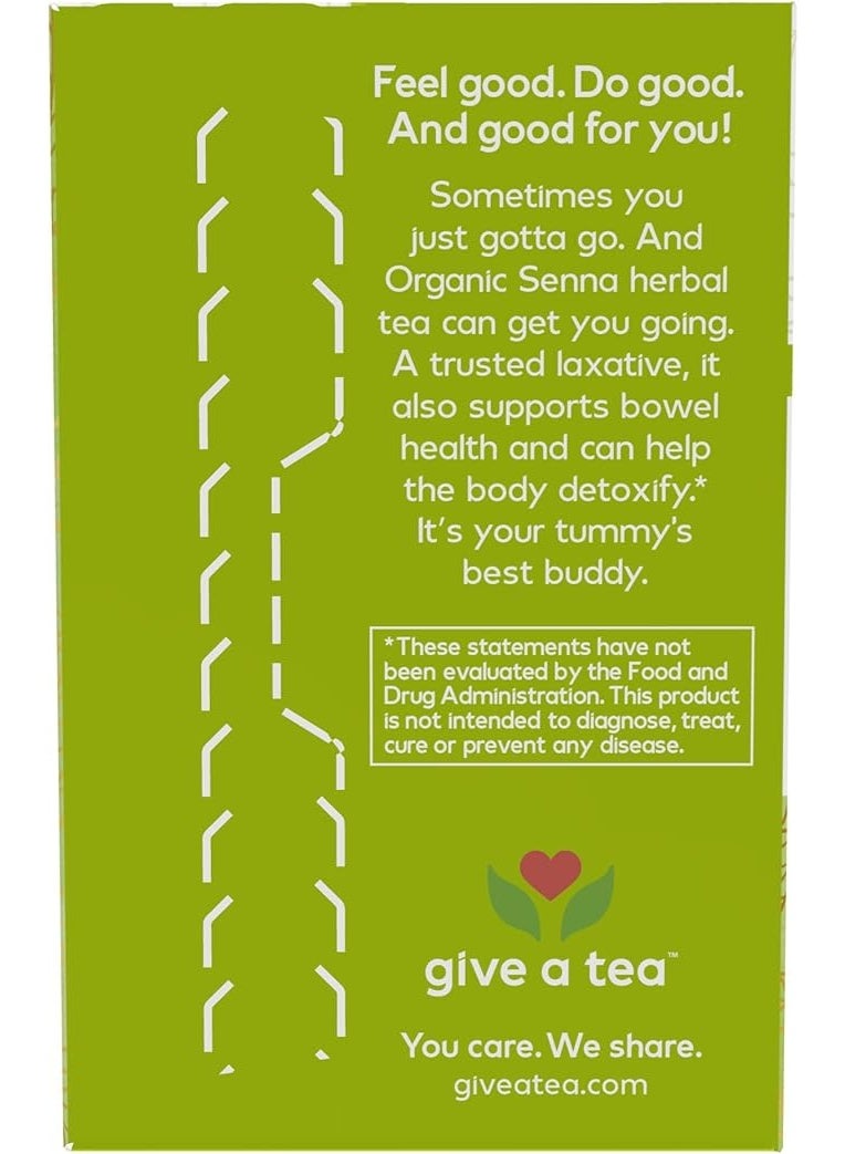 NOW Foods Organic Senna Tea – Natural Herbal Laxative, 24 Tea Bags - Image 2