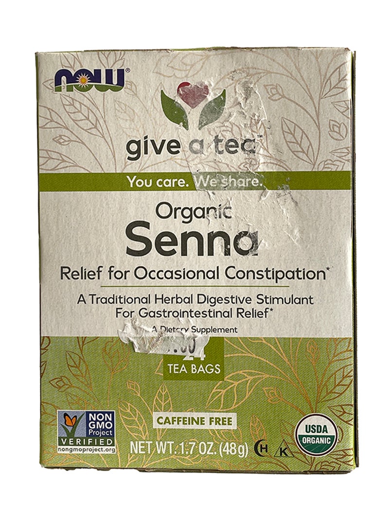 now Senna Tea Bags 24 Bags 