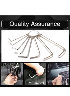 Y&D Torx Hex Key Allen Star Short Arm Wrench Keys Security End Holes Set of 8 Pieces for Home Maintenance DIY  - Image 3
