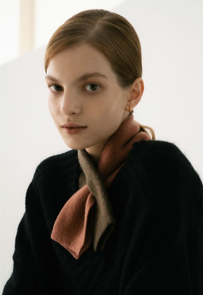 Jusavie Cashmere Scarf for Women Soft Knitted Wool Scarfs Warm Scarves Neck Warmer Scarf for Fall Winter Coat Dress 2025 - Image 2