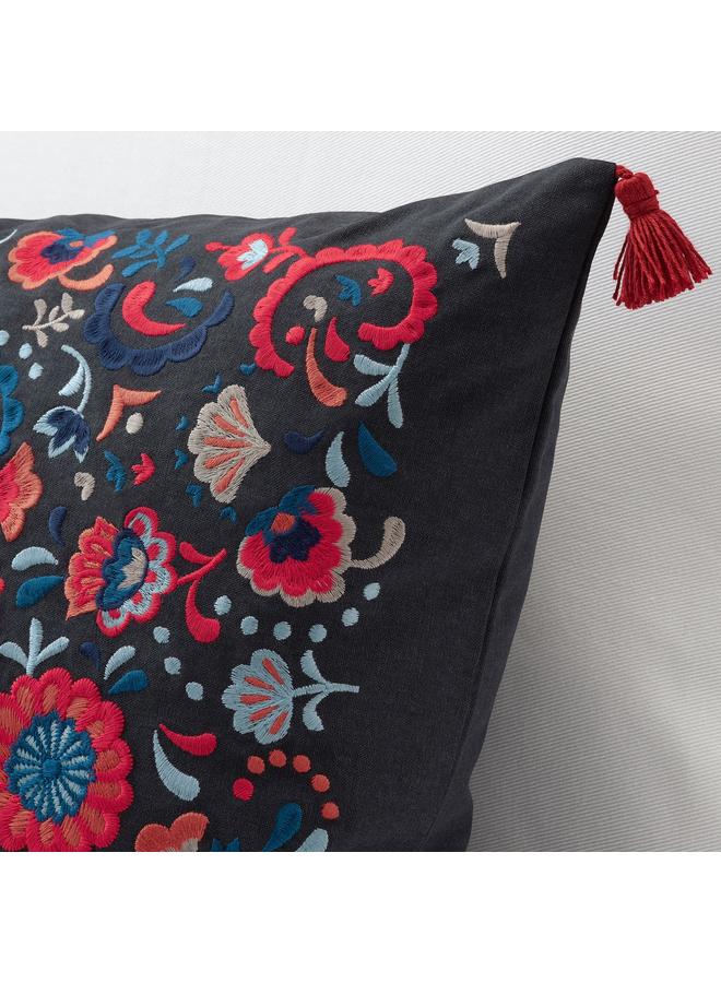 زبون وسادة، رمادي غامق/متعدد الألوان، 40×65 سم - Image 3