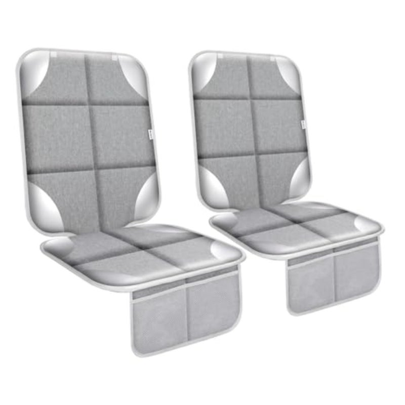 Car Seat Protector for Child Car Seat, Durable 600D Fabric Waterproof Car Seat Cover with Thick Pad Non-Slip Backing No Imprints - Image 1