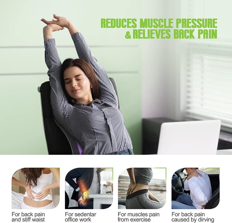 Spike Back Stretcher And Tummy Trimmer Combo With Magnetic Acupressure Points For Spinal Pain Relief Back Pain Relief Multi-Level Lumbar Region Back Support For men & women - Image 3