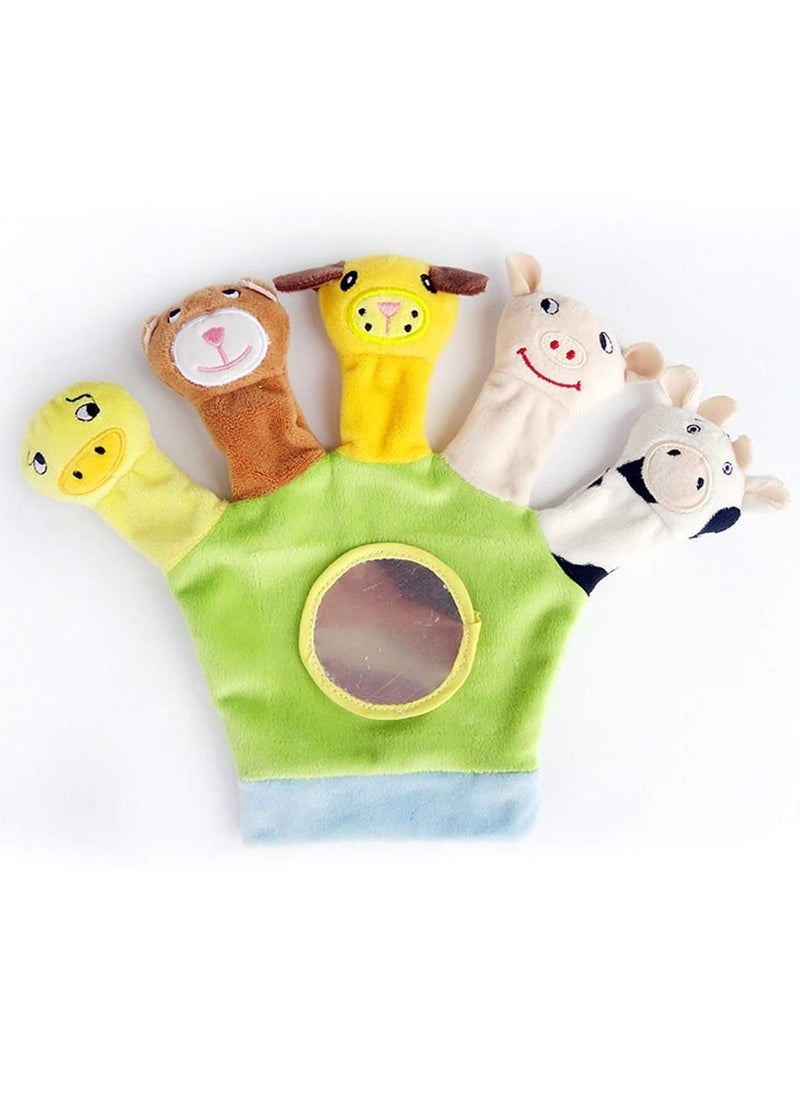 null - Hand Finger Plush Puppet Gloves - Image 1