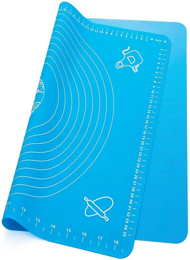Carrot - Silicone Baking Mat Silicone Chapati Atta Kneading Mat Non-Stick Fondant Rolling Mat Stretchable for Kitchen Roti Chapati (Baking Mat 50 * 40 cm) (Color May Vary, 1) - Image 3