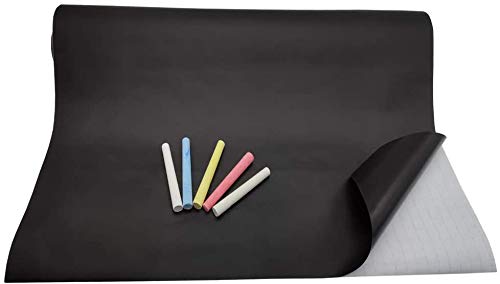 House of Quirk Blackboard Sticker Wall Decal, Self-Adhesive Black Board Peel Stick Paper Vinyl Wall Sticker Removable Decal Chalkboard for School,Office,Home,Kids Drawing (45 X 200 Cm) - Image 5