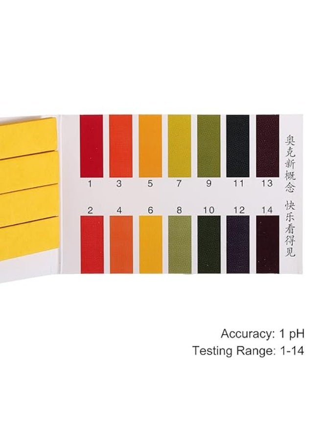 3 pack pH Test Paper,pH 1-14 Litmus Paper for Soil,Pet Food ＆ Diet pH Test,Paper Litmus Test Paper,Acid Alkaline Paper Kit for Testing Soil,pH Extensive Test Paper for Water Soil - Image 2