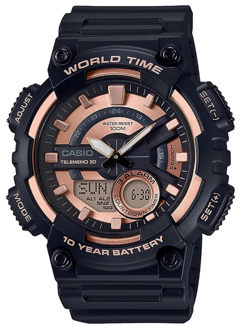 CASIO Analog-Digital Men Watch - AEQ-110W-1A3VDF - Image 1