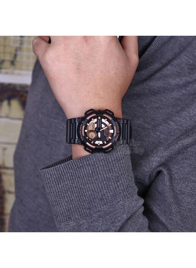 CASIO Analog-Digital Men Watch - AEQ-110W-1A3VDF - Image 3
