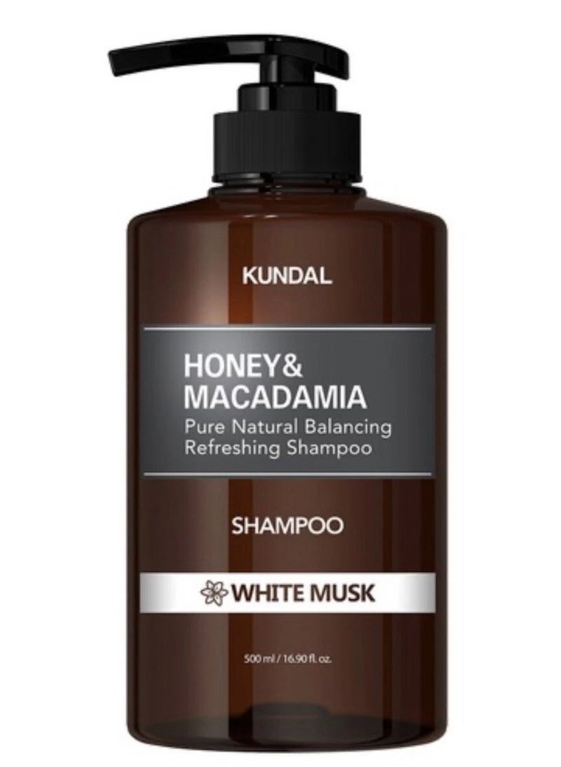 كاندال شامبو منعش ومتوازن بخلاصة العسل والمكاديميا، المسك الأبيض، 500 مل - Image 1