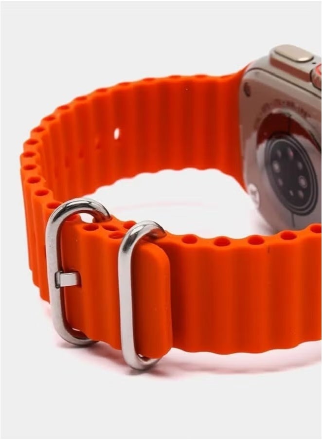 W&O X9 Ultra Series 9 Smartwatch – 2.2″ AMOLED Display – Health Monitoring – Orange  - Image 4