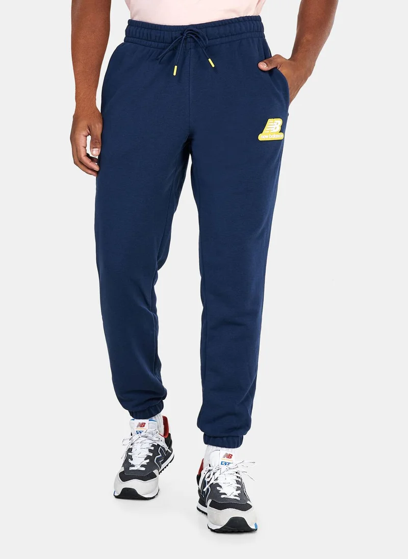 New Balance Men's NB Essentials Stacked Rubber Pack Sweatpants