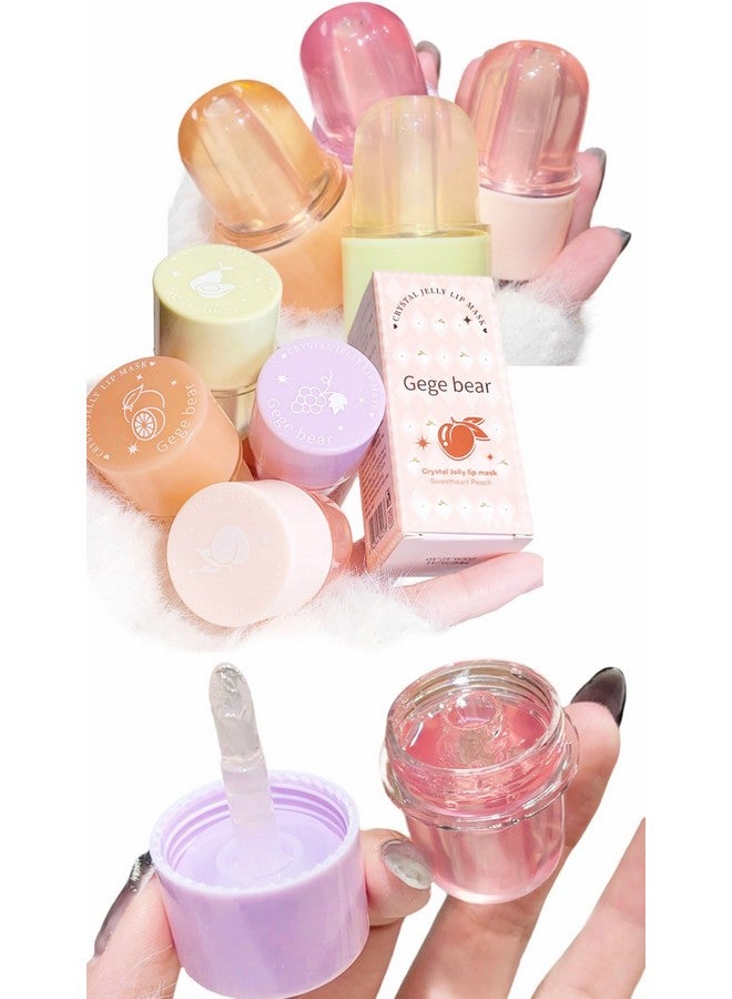 Gege Bear Crystal Jelly Lip Mask | Hydrating Overnight Lip Treatment | Moisturizing Lip Repair Balm | Nourishing Lip Sleeping Mask | Soft & Smooth Lip Care | Non-Sticky Jelly Texture | Deep Moisture & Lip Plumping Mask | Repair Dry, Chapped Lips | Korean Beauty Lip Mask for Soft, Supple Lips for women |7g (#1, 7g) - Image 1