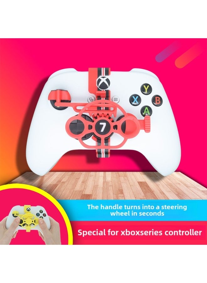 Generic Organ Bird Pc Computer Racing Game Handle Steering Wheel Simulator Driver XboxSeries Okka Horizon-Product Color:Carbon Fiber  - Image 2