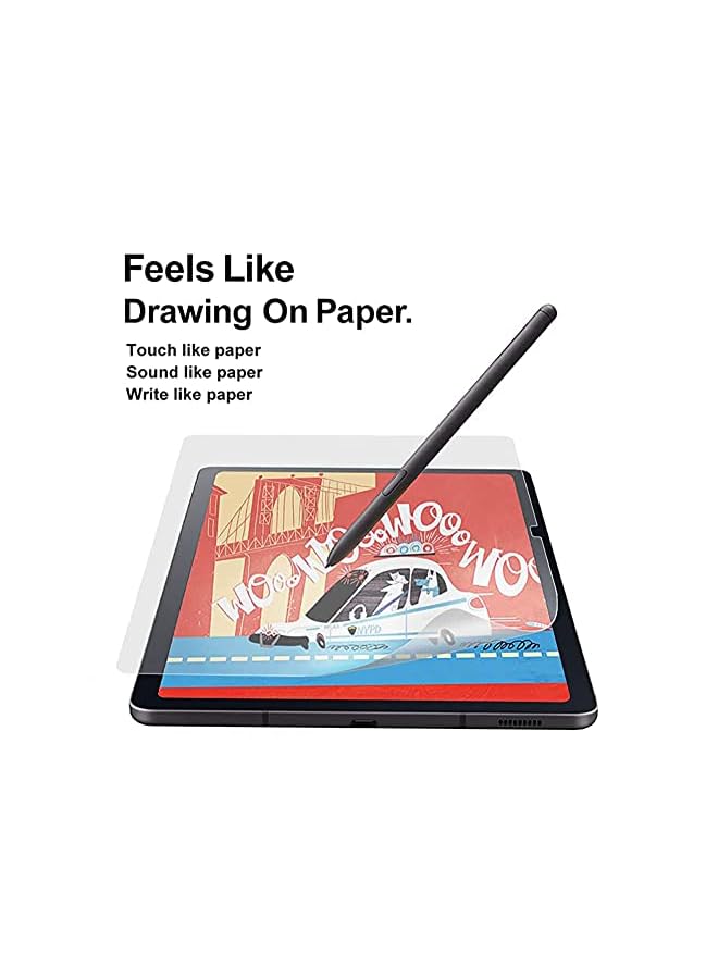 erorex (2PCS) Galaxy Tab S8 + Plus Screen Protector Compatible with Samsung Galaxy Tab S8 Plus Screen Protector, Paperlike Write Like Paper Screen Protective, Bubble Free PET  - Image 5