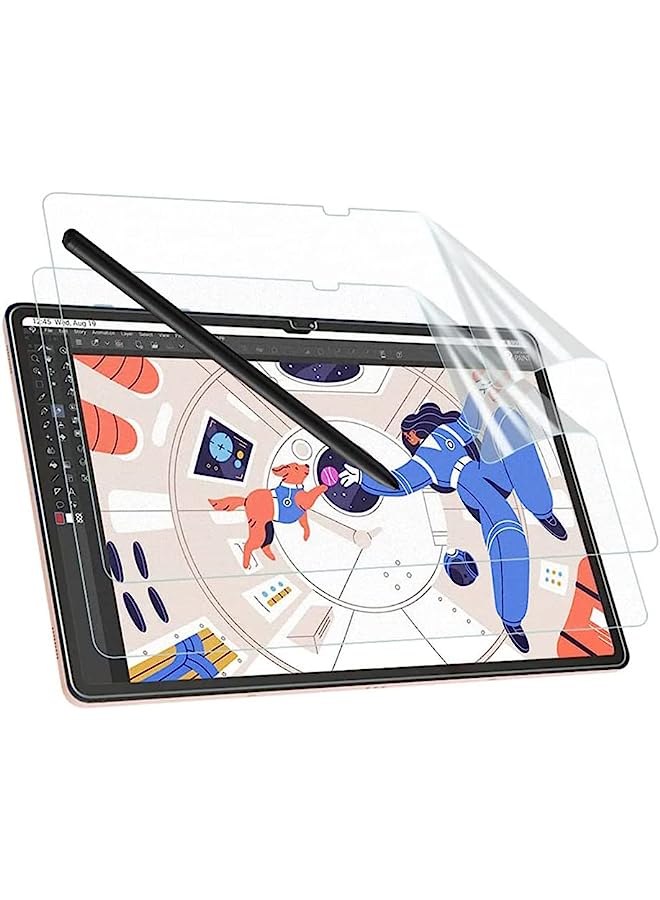 erorex (2PCS) Galaxy Tab S8 + Plus Screen Protector Compatible with Samsung Galaxy Tab S8 Plus Screen Protector, Paperlike Write Like Paper Screen Protective, Bubble Free PET  - Image 1