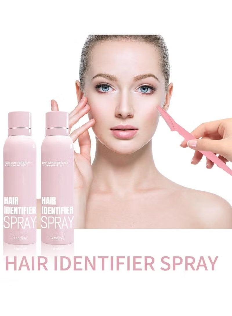 Jaysuing Hair Identifier Spray for Dermaplaning & Face Shaving, Visible Fine Hair, Gentle for All Skin Types - Image 2