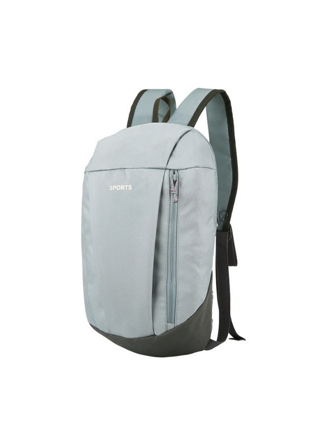 Generic Decathlon Day Backpack Backpack Men's And Women's Casual Travel Mini Backpack Small Schoolbag 10L Can Be Sent On Behalf-Color:Silver White Style 1-Capacity:General-purpose  - Image 1