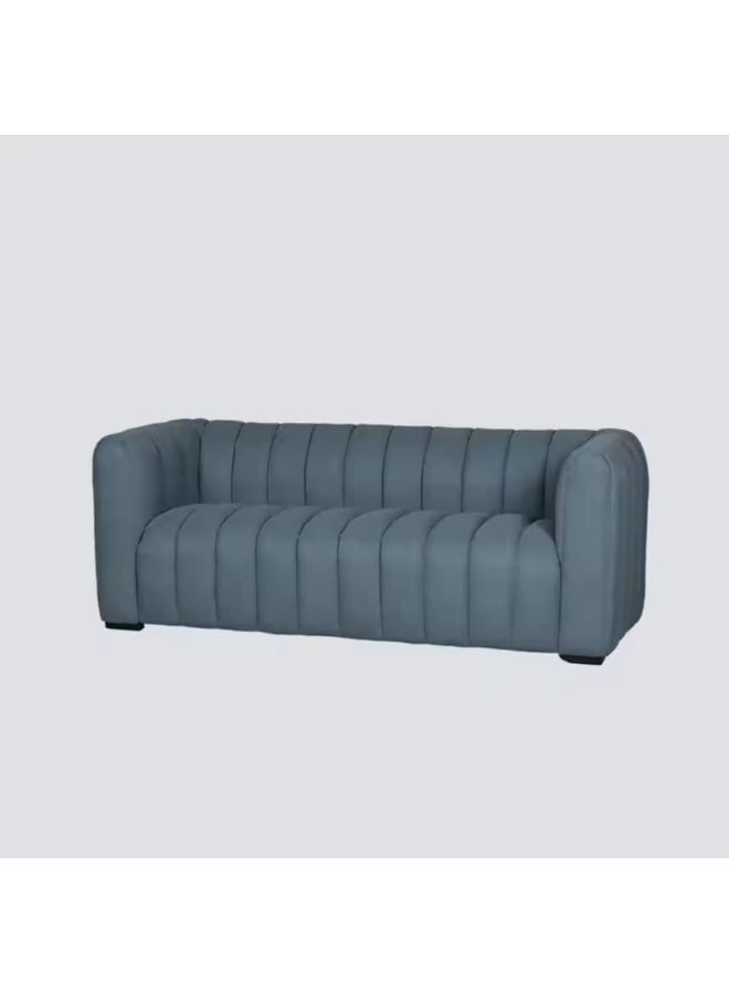 Poppins Home Fashionable Pumpkin Sofa â€“ Comfortable One-Piece Fabric Couch for Contemporary Interiors (Sea Green)  - Image 3