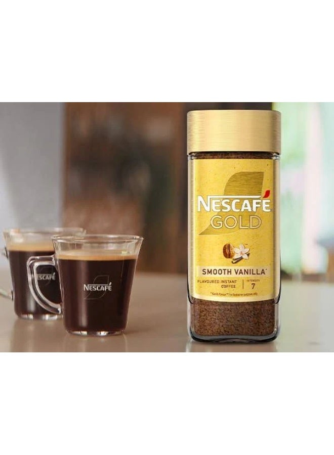 Nestle Nescafe Gold Blend Smooth Vanilla  Instant Coffee 95grams - Image 5