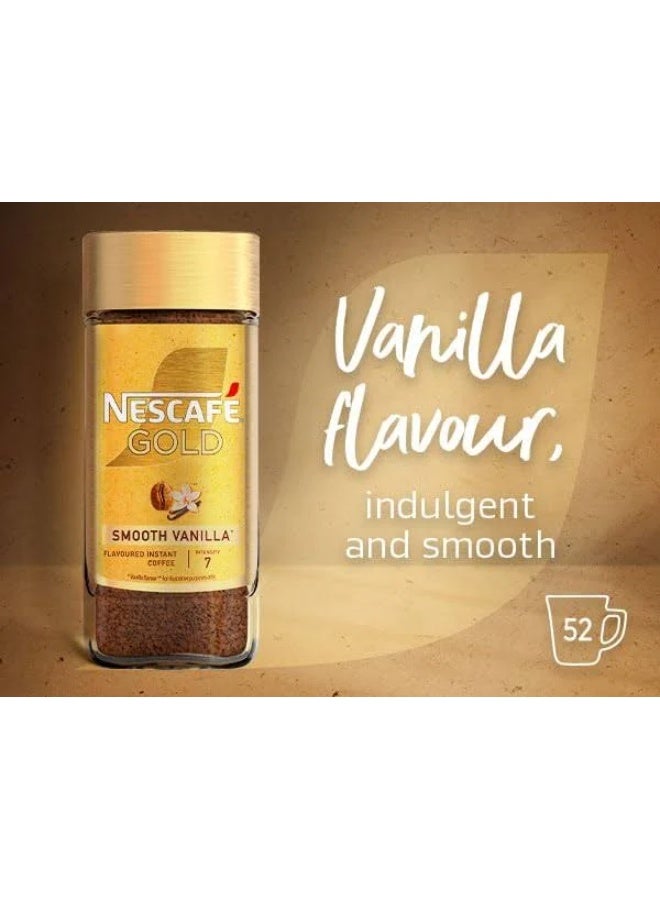 Nestle Nescafe Gold Blend Smooth Vanilla  Instant Coffee 95grams - Image 4