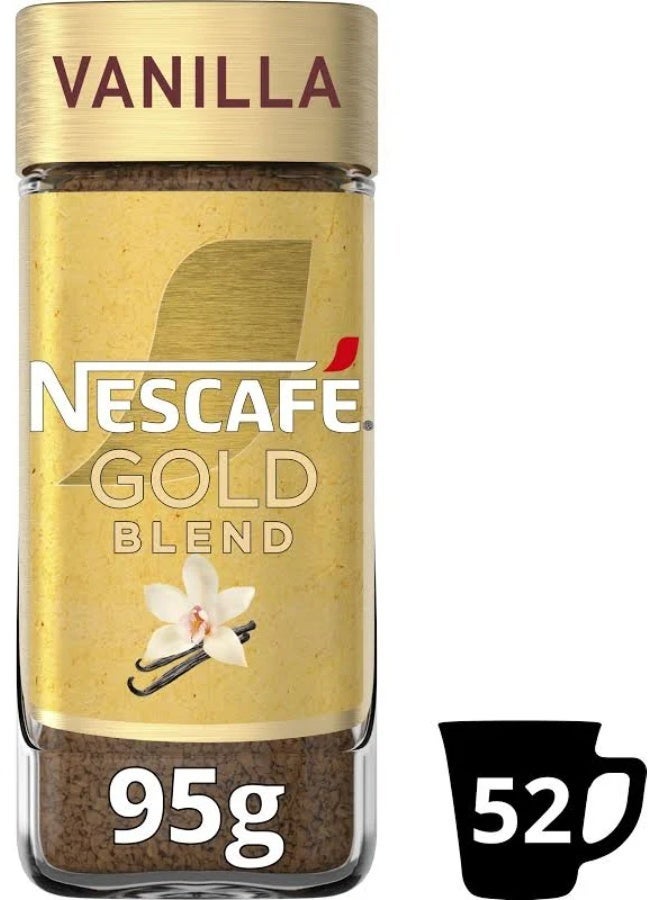 Nestle Nescafe Gold Blend Smooth Vanilla  Instant Coffee 95grams - Image 2