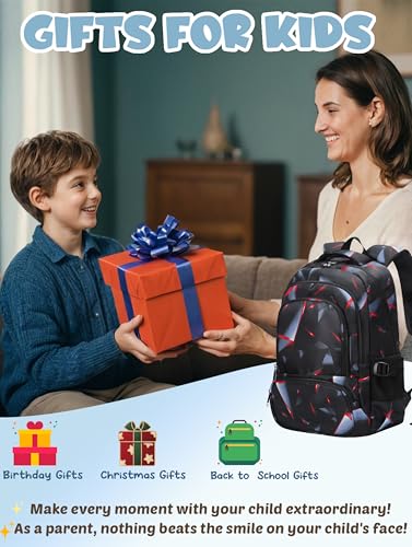BLUEFAIRY Backpack for Kids, Cartoon Anti-lost Backpack for Girls Boys, Kids School Bag, Cute Children Travel Shoulder Backpacks, Lightweight Kindergarten Preschool Bookbag, Toddler Kid Backpack, Daycare Daypack - Image 5