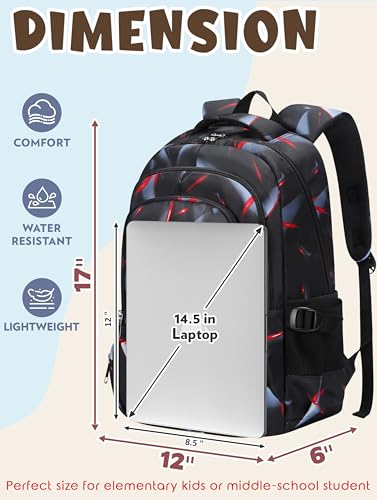 BLUEFAIRY Backpack for Kids, Cartoon Anti-lost Backpack for Girls Boys, Kids School Bag, Cute Children Travel Shoulder Backpacks, Lightweight Kindergarten Preschool Bookbag, Toddler Kid Backpack, Daycare Daypack - Image 2