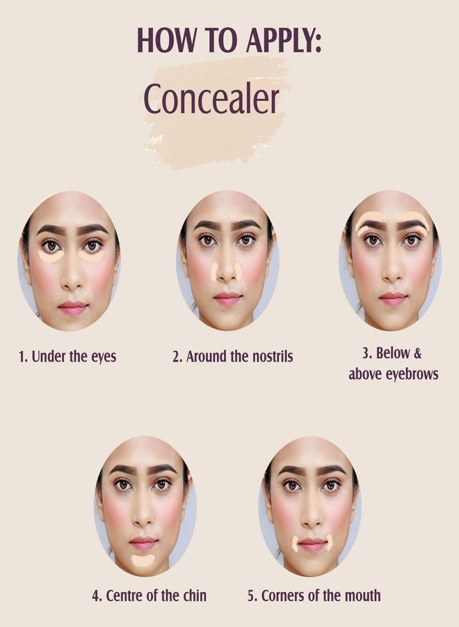 Glam 21 Perfecting Stick Concealer | Enriched with Vitamin E | Contouring & Highlighting | Lightweight Make-up | Natural Matte Finish-8gm -01 - Image 5