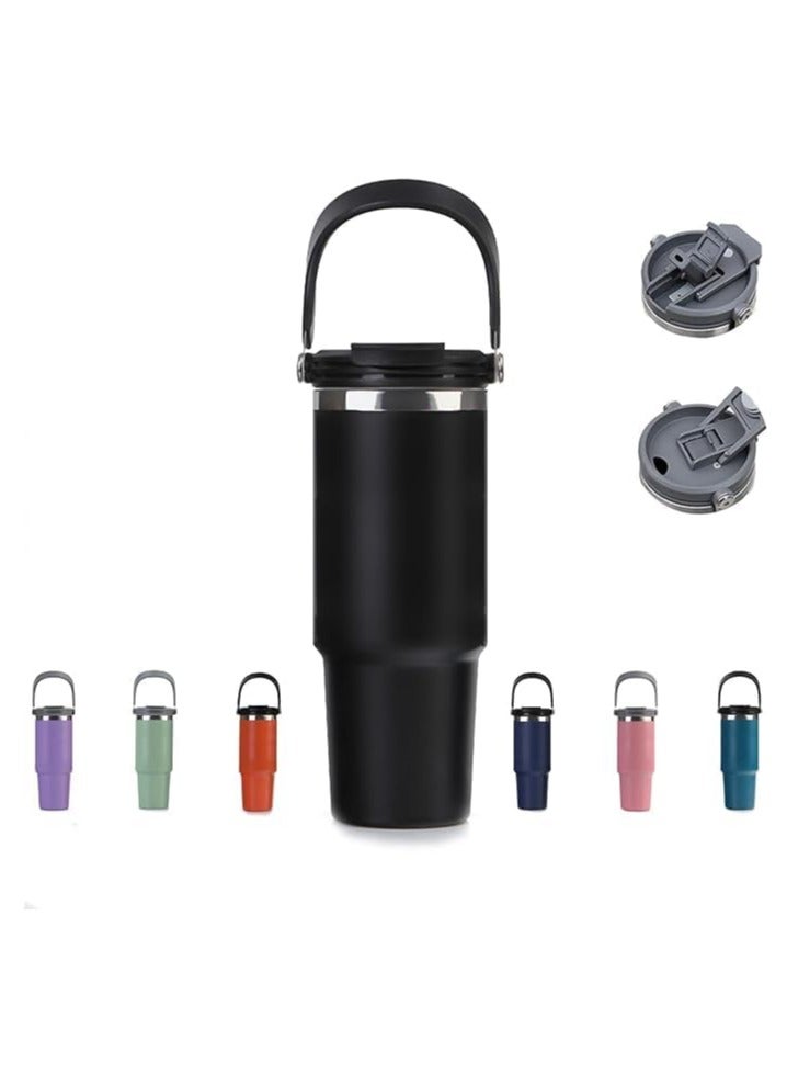 سبيس شوب مج حرارى 900مل بفتحتين للشرب وشفاطة ويد - Image 1