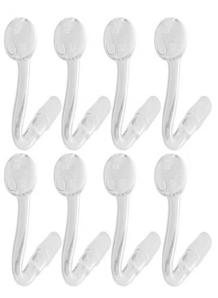 عربست 8pcs 14mm زجاج مصغرة تدفق الأنابيب، تدفق أنابيب مضخة المياه حوض السمك FilterTubing، سطح Skimmer، AquariumPlanted خزان Aquascaping خزان الأسماك اكسسوارات، لخزان الأسماك - Image 1