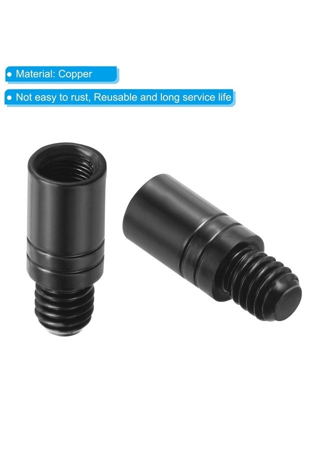 PATIKIL 2g Copper Dart Weight Add Accentuator 6 Pcs 10mm Length 2BA Thread Darts Weight Adjuster Dart Accessories Black - Image 2