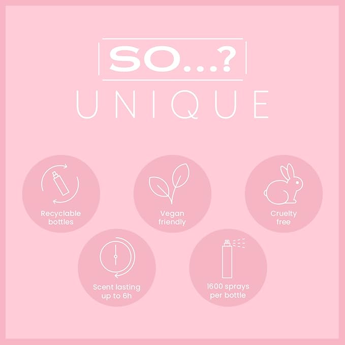 So..? So Unique Womens White Blossom Body Mist Fragrance Spray 150ml - Image 4