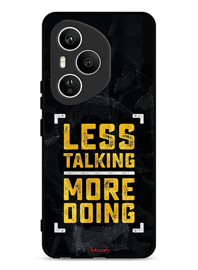 Tolwak Honor 400 Pro Protective Case Cover Less Talking More Doing - Image 1
