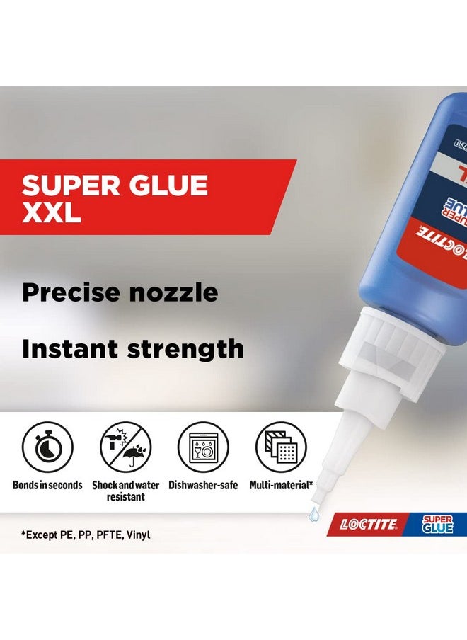 Loctite Loctite Super Glue, All Purpose Liquid Adhesive for Repairs, Super Strong Clear Glue for Various Materials, Superglue for Precise Repairs, bonds In seconds, DIY, water & shock resistant, 20g  - Image 3