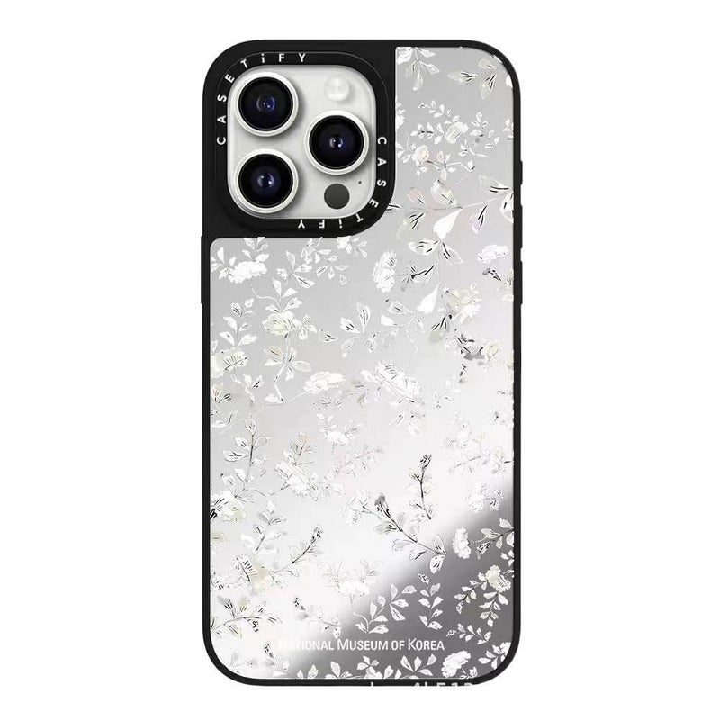 Protective Case | Shockproof Cover for iPhone 16 / 16 Plus / 16 Pro / 16 Pro Max | Mirror Surface | White | Acrylic - Image 3